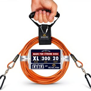 Royal Paw Dog Tie Out Cable Heavy Duty Stainless Steel Pet-0