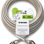 XiaZ Dog Tie Out Cable Stainless Steel Reflective Pet Safety-0