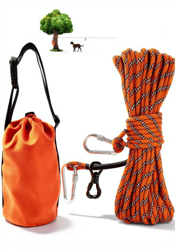 XiaZ Dog Trolley System Reflective Rope Outdoor Pet Safety-0