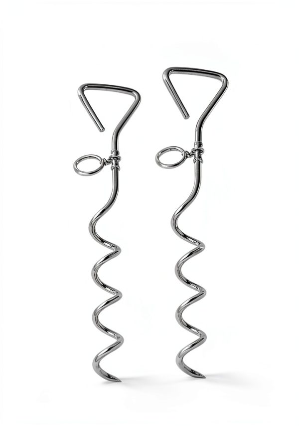 WePet Spiral Dog Stake Steel Tie Out for Large Dogs-2
