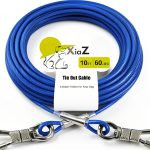 XiaZ Dog Tie Out Cable Stainless Steel Reflective Pet Safety-0