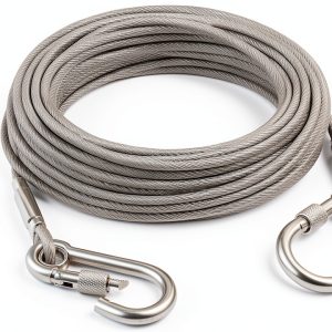 Tresbro Heavy Duty Dog Tie Out Cable Stainless Steel 250lbs-0