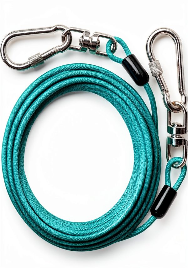 Jenico Dog Tie Out Cable Heavy Duty Reflective Tangle Free-0