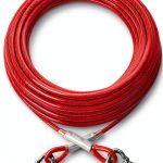 XiaZ Dog Tie Out Cable Stainless Steel Reflective Pet Safety-0