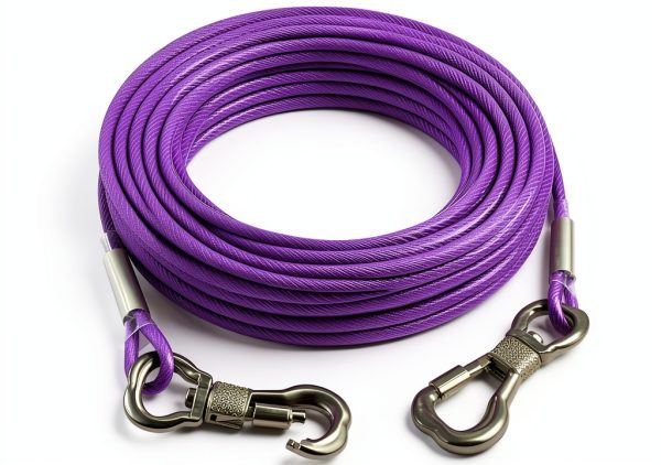 Tresbro Heavy Duty Dog Tie Out Cable Stainless Steel Leash-0