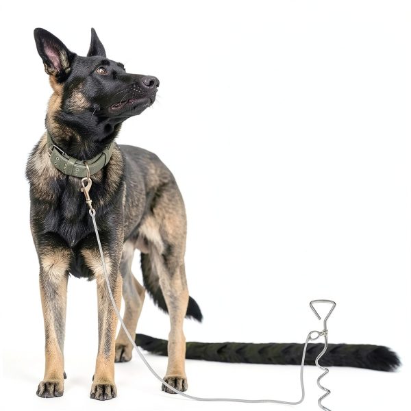 WePet Spiral Dog Stake Steel Tie Out for Large Dogs-4