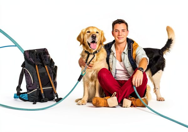 Evilplan Reflective Dog Tie Out Cable Heavy Duty Pet Runner-5