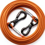 XiaZ Dog Tie Out Stainless Steel Cable Reflective Heavy Duty-0