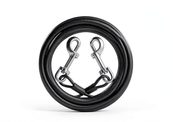 Jenico Dog Tie Out Cable Heavy Duty Steel Reflective-5