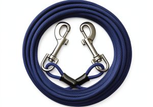 Jenico Dog Tie Out Cable Heavy Duty Steel Reflective Pet-0