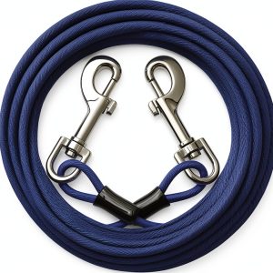 Jenico Dog Tie Out Cable Heavy Duty Steel Reflective Pet-0