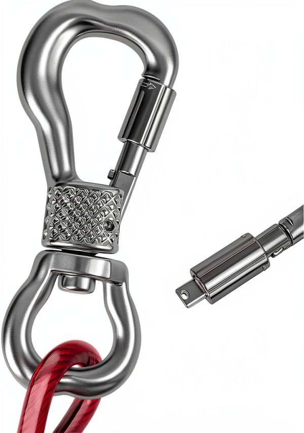 Tresbro Heavy Duty Dog Tie Out Cable Stainless Steel Leash-1