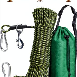 Tresbro Dog Tie Out Cable Lightweight Portable Camping Leash-0
