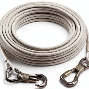 Tresbro Heavy Duty Dog Tie Out Cable Stainless Steel-0
