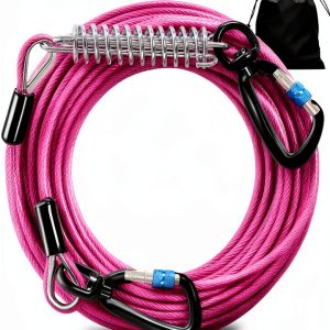 Snagle Paw Dog Tie Out Cable Secure Hook Rotating Design-0