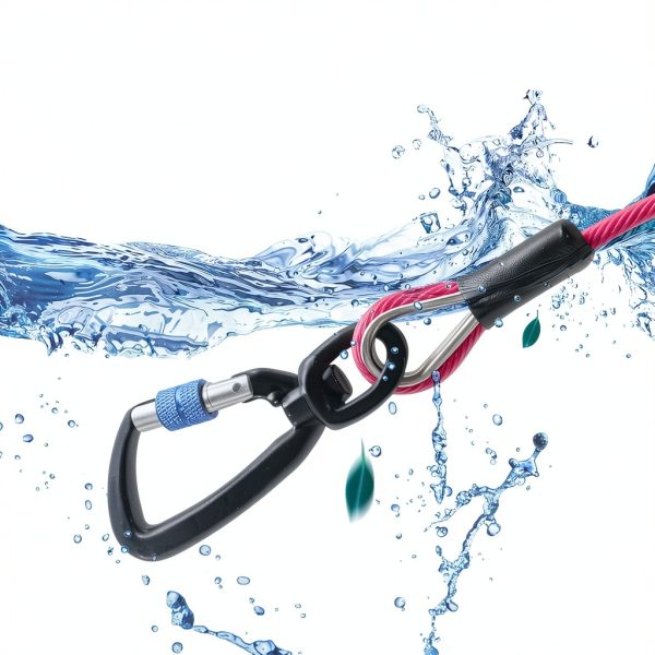 Snagle Paw Dog Tie Out Cable Secure Hook Rotating Design-5