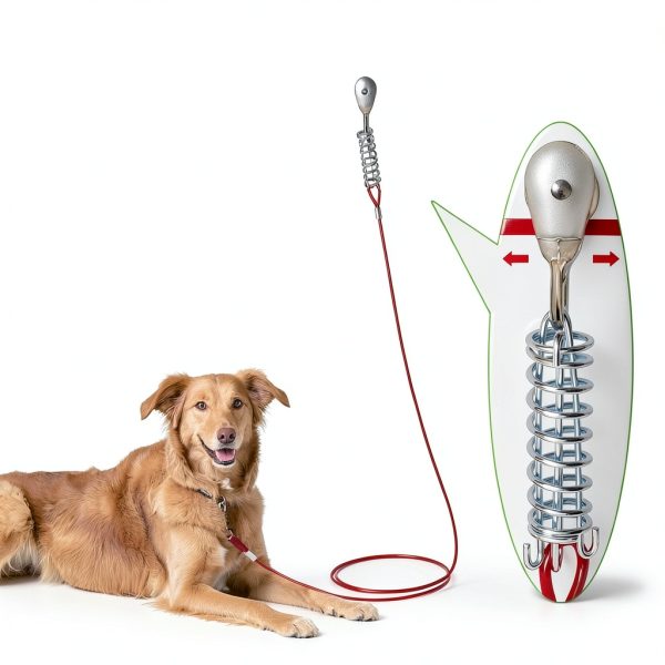 Pestairs Dog Trolley System Heavy Duty Two Dog Tie Out-2