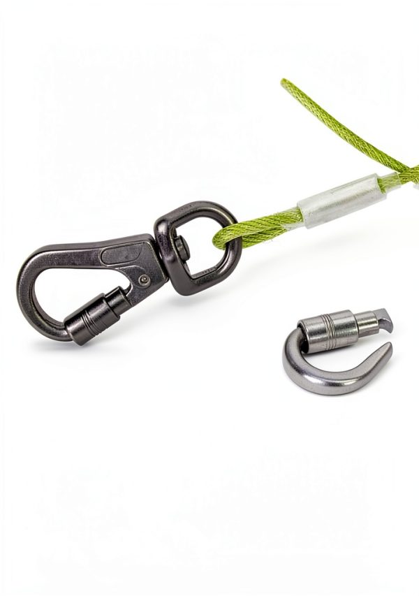 Mi Pupjoy Dog Tie Out Cable Heavy Duty Locking Carabiner-3
