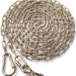 Tresbro Dog Tie Out Cable Metal Chain Rotatable Buckle-0