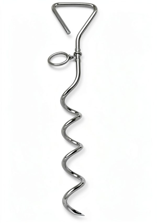 WePet Spiral Dog Stake Steel Tie Out for Large Dogs-0