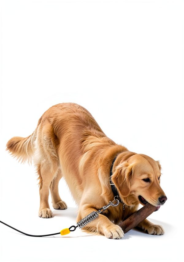 Petbobi Dog Tie Out Cable Orange Blue Black Secure Anti-4