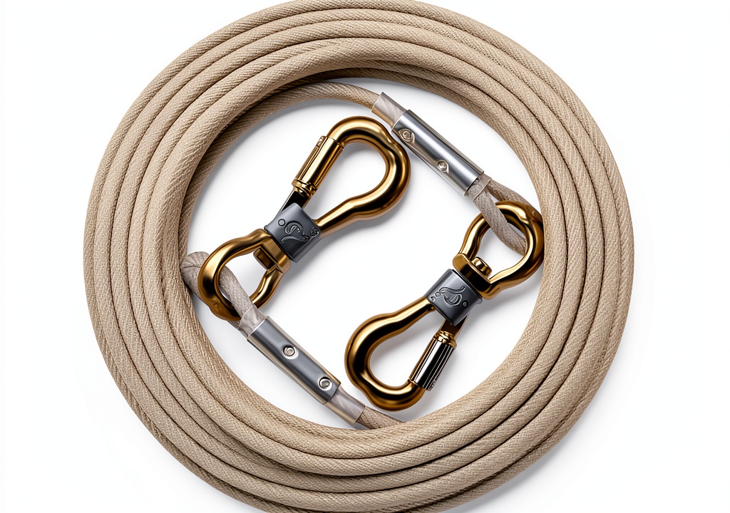 XiaZ dog tie out cable attached to a tree in a yard