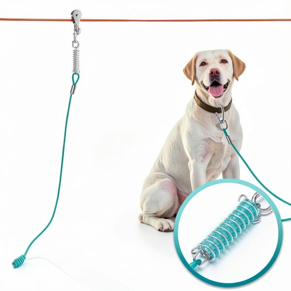 Wormutong Dog Trolley System Stainless Steel Rust Proof-2