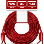 Tuff Pupper Dog Tie Out Cable Heavy Duty Galvanized Steel-0