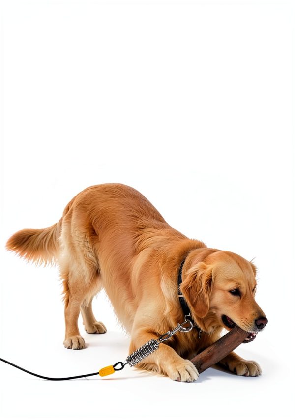 Petbobi Dog Tie Out Cable Steel Spring Chew Proof-4