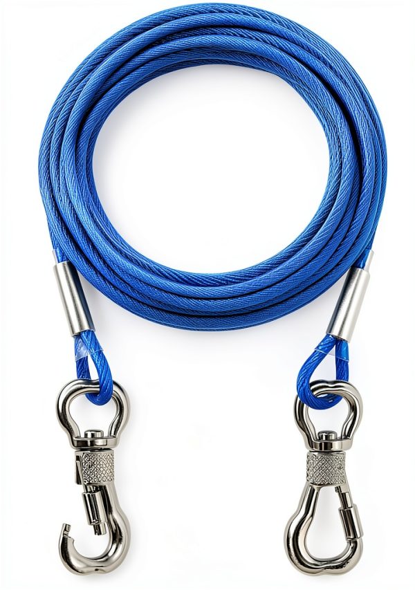 Tresbro Dog Tie Out Cable Stainless Steel Heavy Duty Leash-6