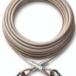 XiaZ Dog Tie Out Cable Stainless Steel Reflective Pet Safety-0