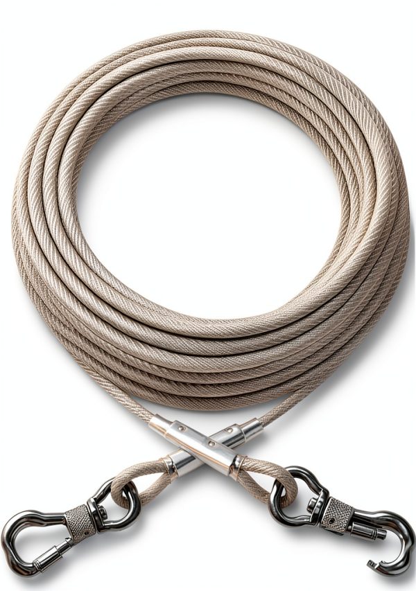 XiaZ Dog Tie Out Cable Stainless Steel Reflective Pet Safety-0