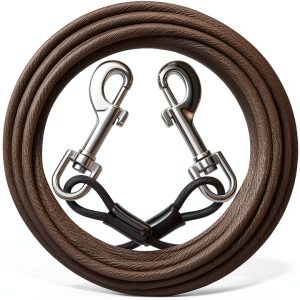 Jenico Dog Tie Out Cable Heavy Duty Steel Reflective-0