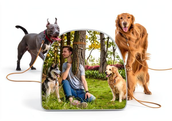 XiaZ Dog Tie Out Stainless Steel Cable Reflective Pet Safety-5