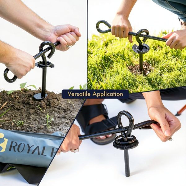Royal Paw Dog Anchor Stainless Steel Heavy Duty Tie Out-3