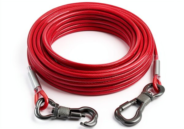 Tresbro Heavy Duty Dog Tie Out Cable Stainless Steel Leash-0