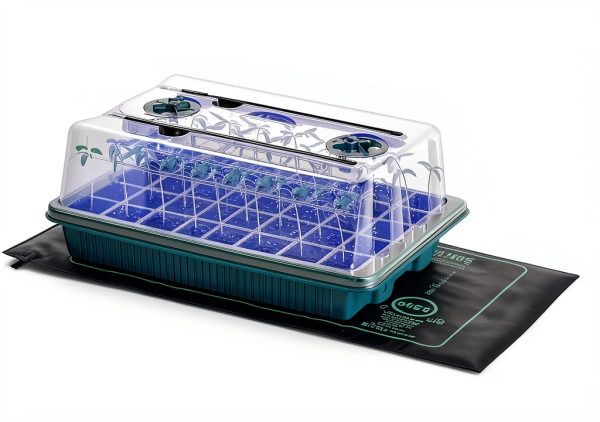 Growfriend Indoor Seed Starter Kit Waterproof PP Tray with LED Lights-5