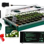 Growfriend Indoor Seed Starter Kit Waterproof PP Tray with LED Lights-0