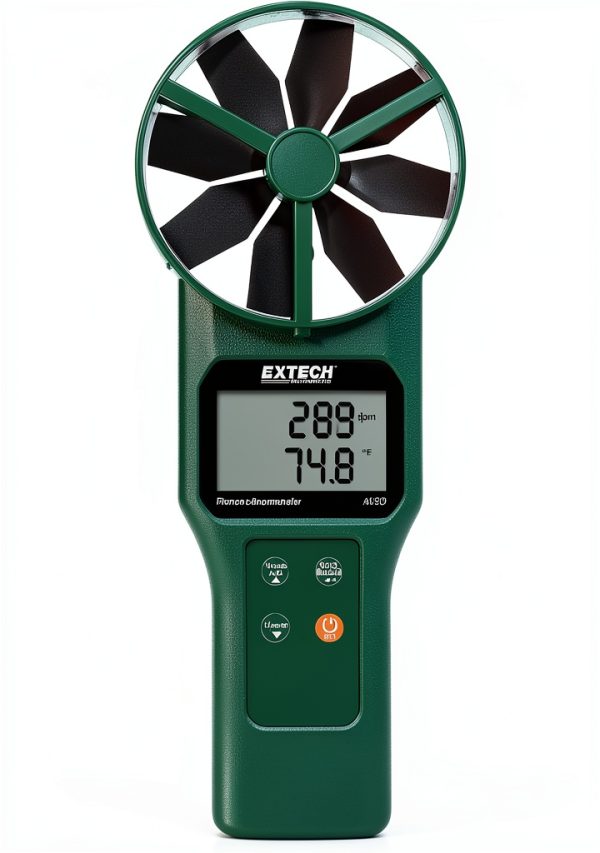Extech AN300 Large Vane Thermo-Anemometer with 4in Vane and Batteries-0