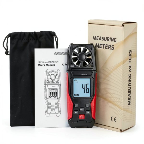 Digital Anemometer Tekcoplus Wind Speed Meter Accuracy Max Min Hold-8