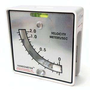 M480 Swing Vane Anemometer, 0 to 2.0 m/s. Accurately Measure Slow-Moving Air Currents in Spray Booths and Fume Hoods. No Power Required. Mounting Bracket Included.-0