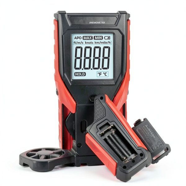 Digital Anemometer Tekcoplus Wind Speed Meter Accuracy Max Min Hold-5